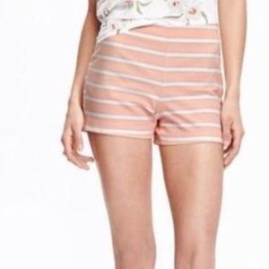 Old Navy clean front High Rise Shorts in peach